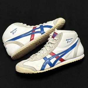 Onitsuka Tiger Mexico 66 Mid Runner White/Blue /Red Us W8/M6.5